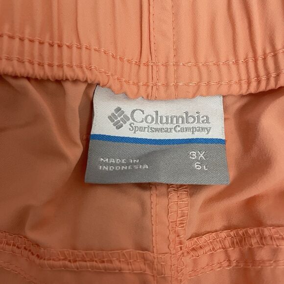 Columbia Women 3X Sandy River Omni-Shade Cargo Shorts Coral/Salmon NWT - Picture 4 of 8
